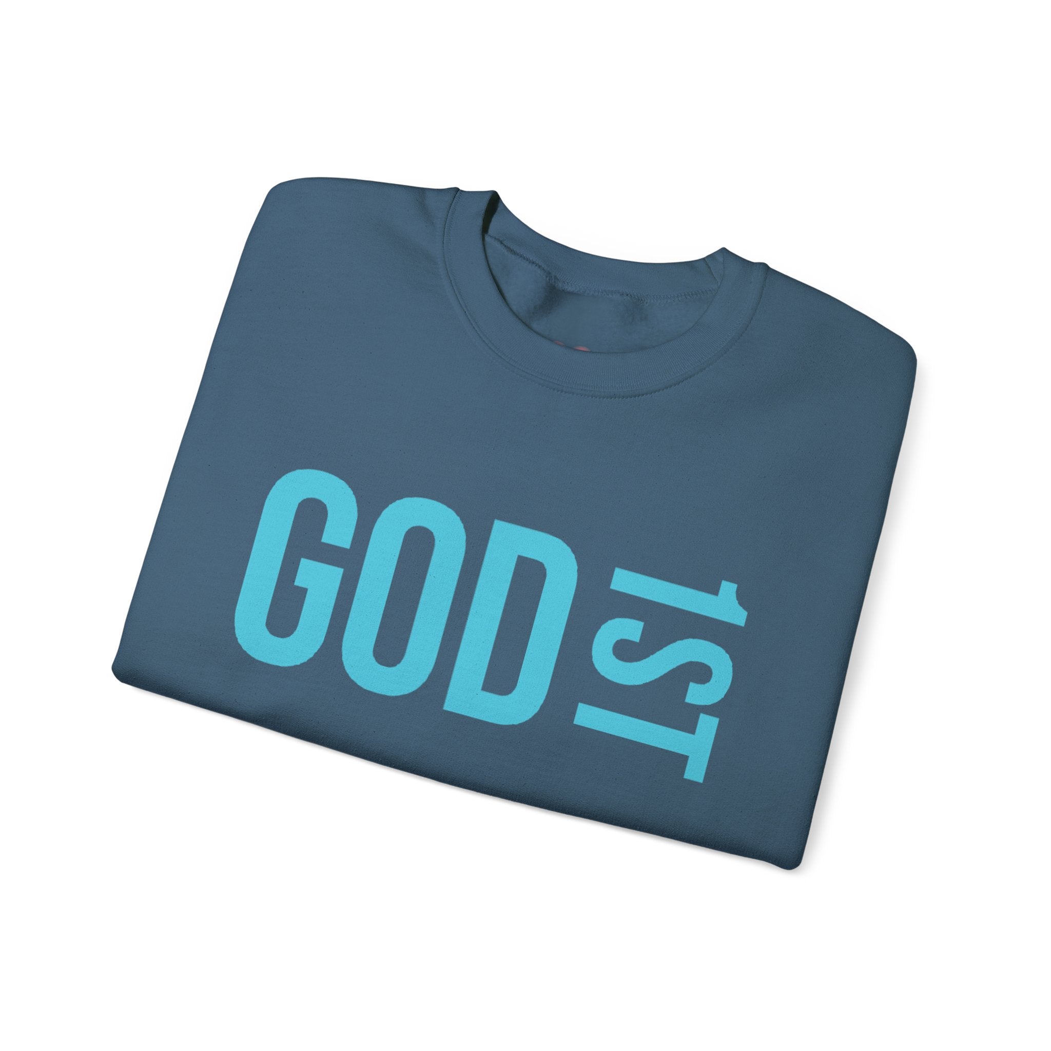 God 1st -Then Me Unisex Crewneck Sweatshirt