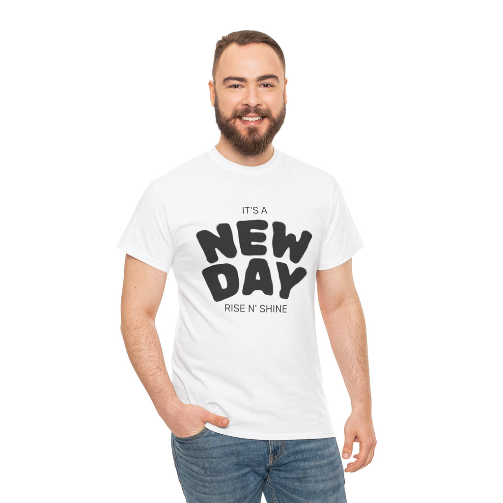 It's a New Day - Renewed And Restored Unisex Heavy Cotton Tee