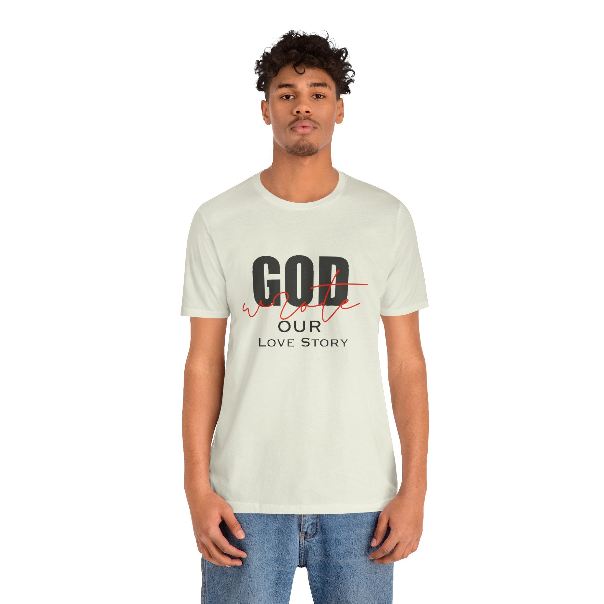 God Wrote Our Love Story Couple's T-Shirt