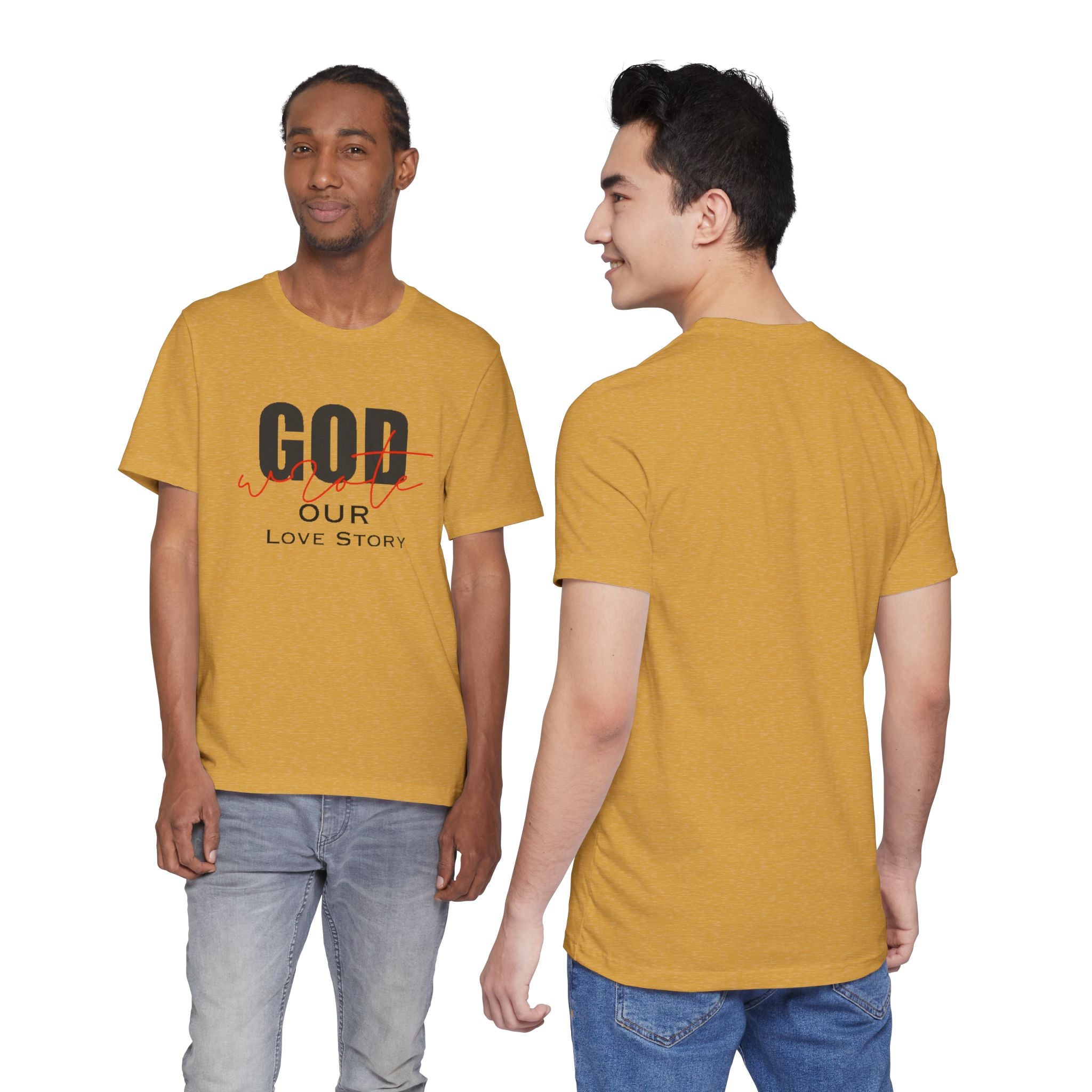 God Wrote Our Love Story Couple's T-Shirt