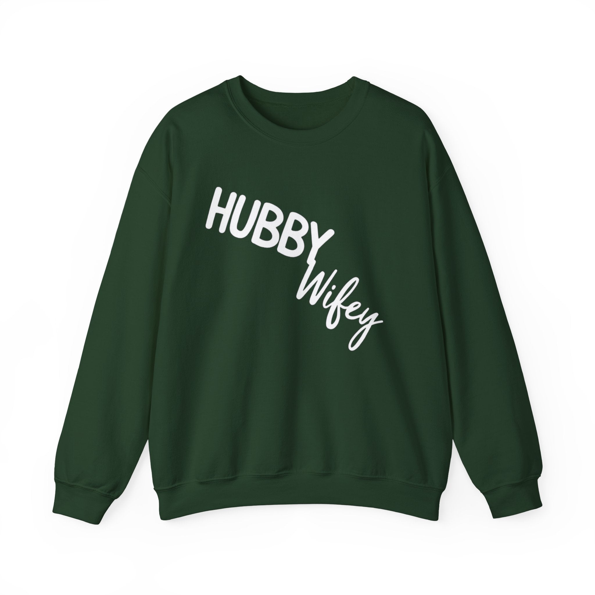 Hubby Wifey Crewneck Couple’s Sweatshirt