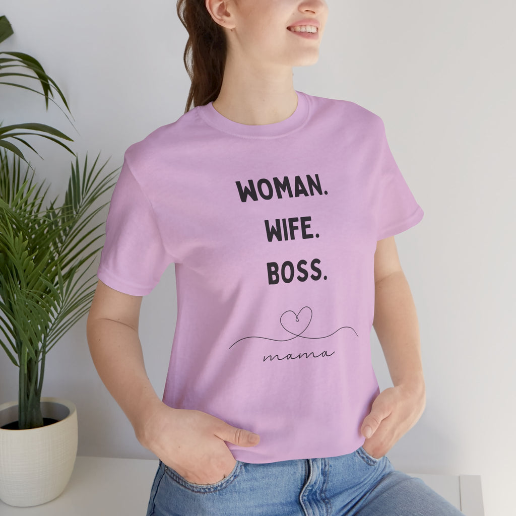 God-Fearing  Woman. Wife. Boss. Mama. Empowered Tee