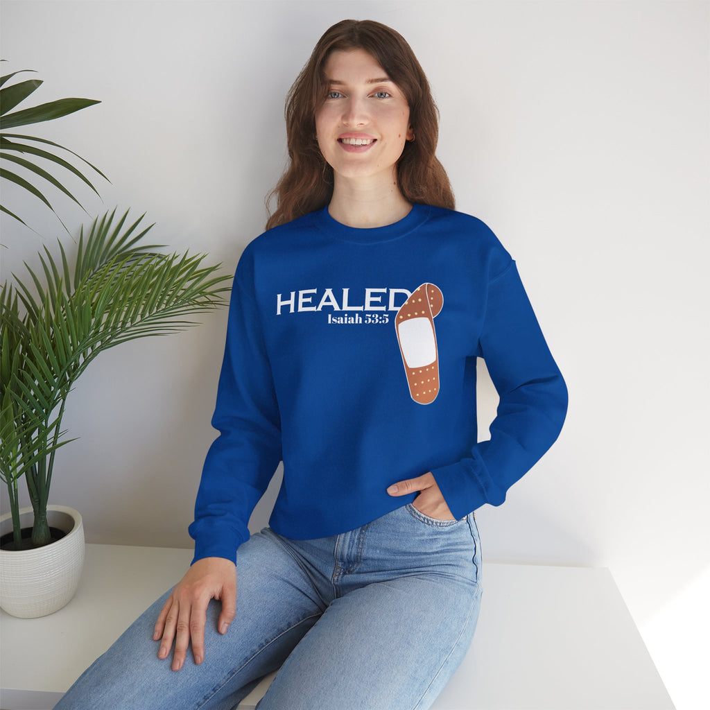 Healing Is Done- Isaiah 53:5 Unisex Sweatshirt