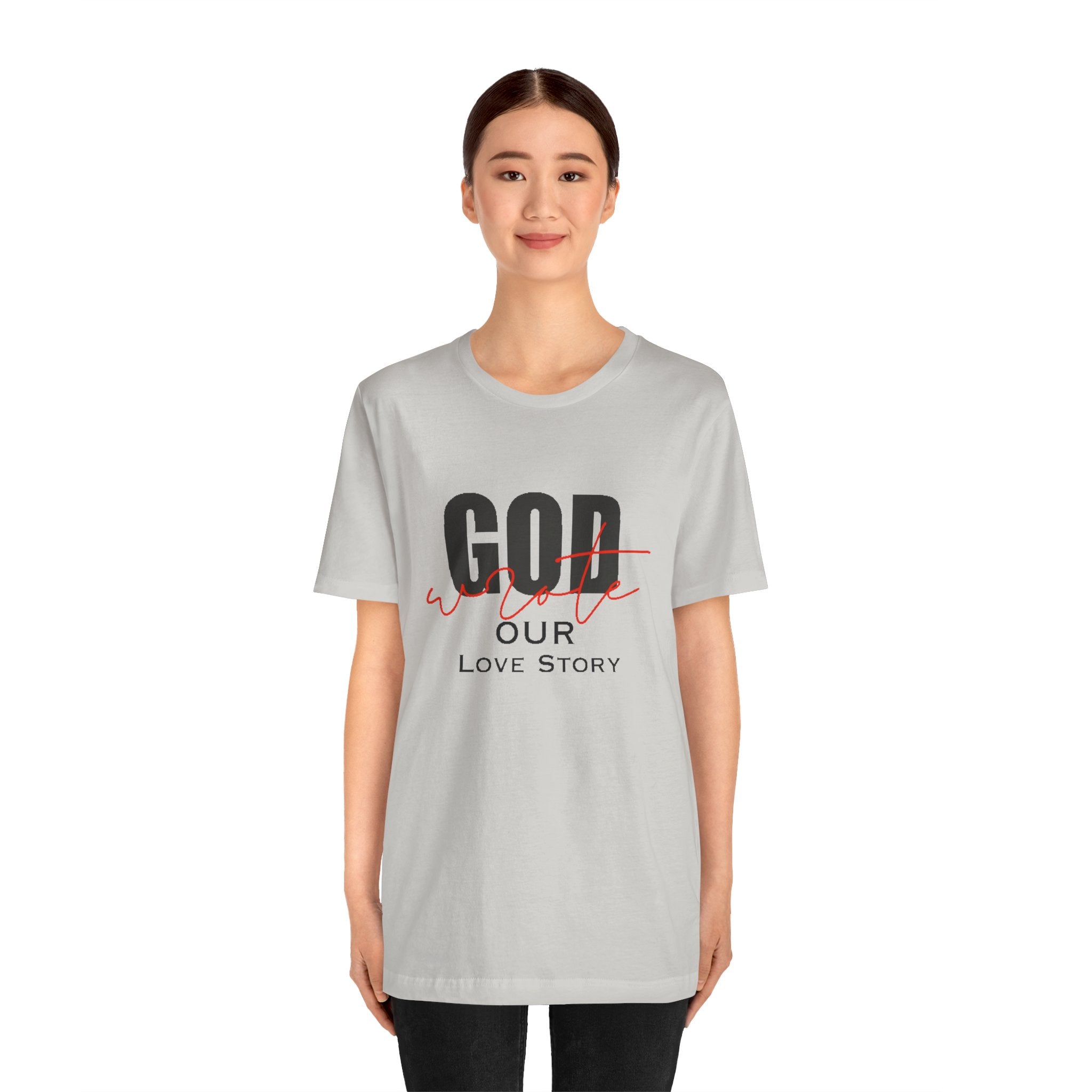 God Wrote Our Love Story Couple's T-Shirt