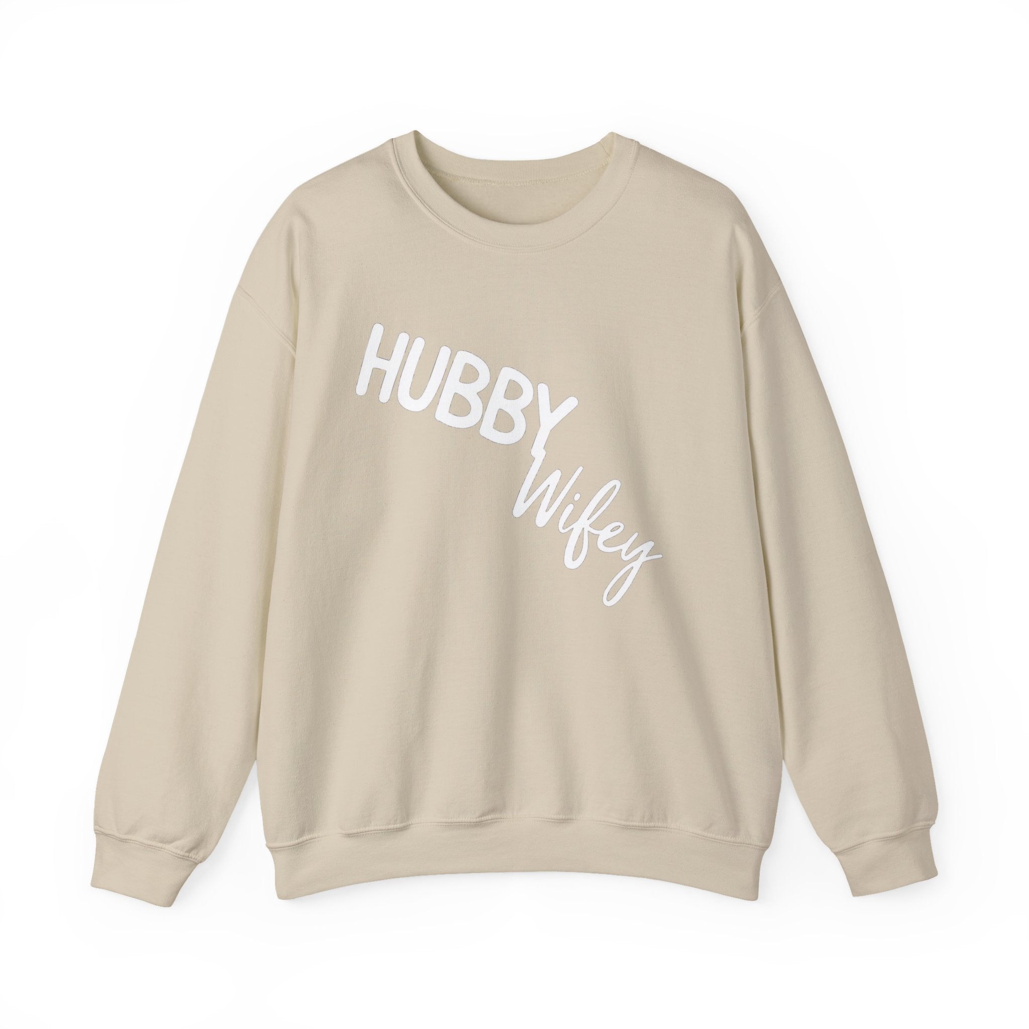 Hubby Wifey Crewneck Couple’s Sweatshirt