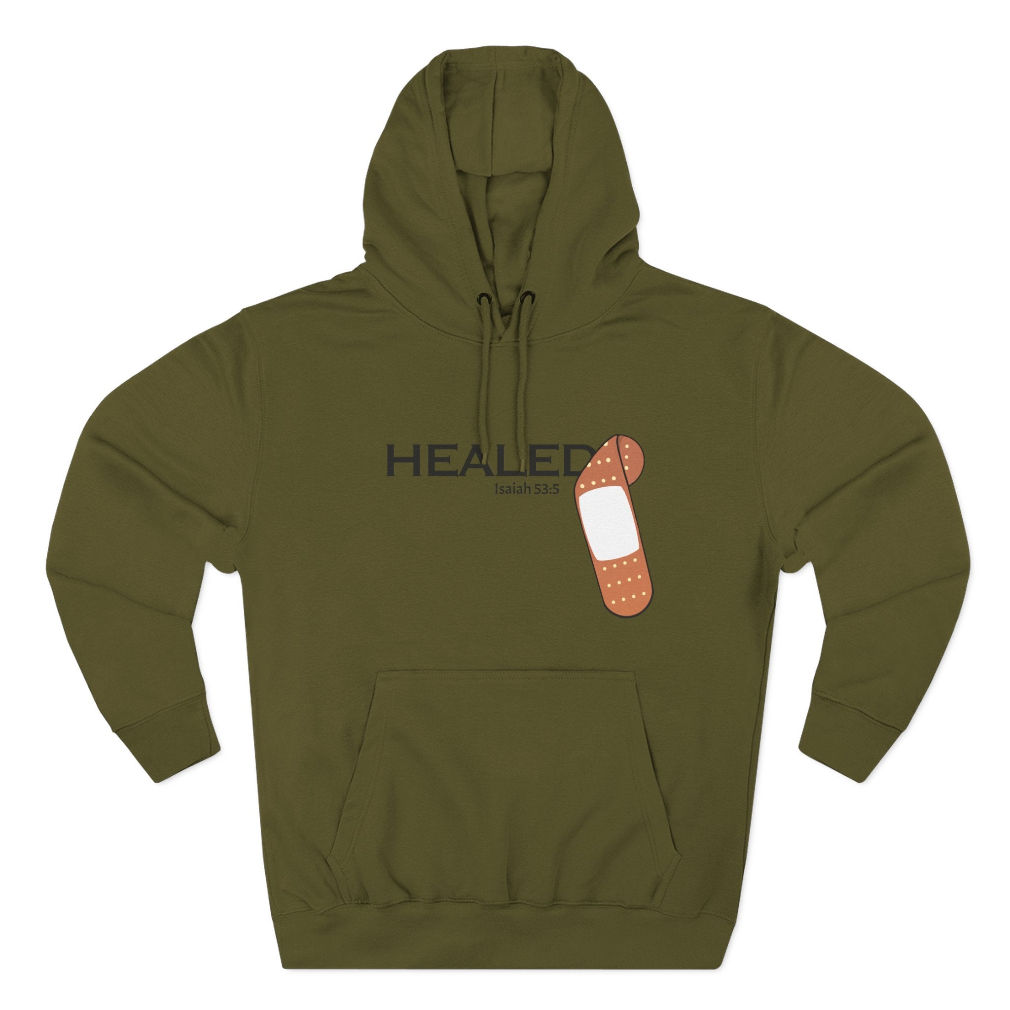 Healing Is Done - Isaiah 53:5 Unisex Fleece Hoodie
