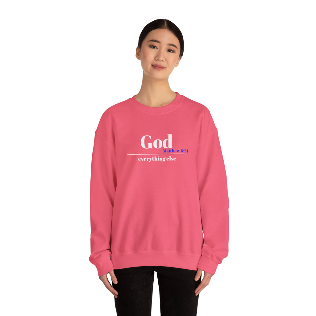 God Then Everything Else Crewneck Sweatshirt