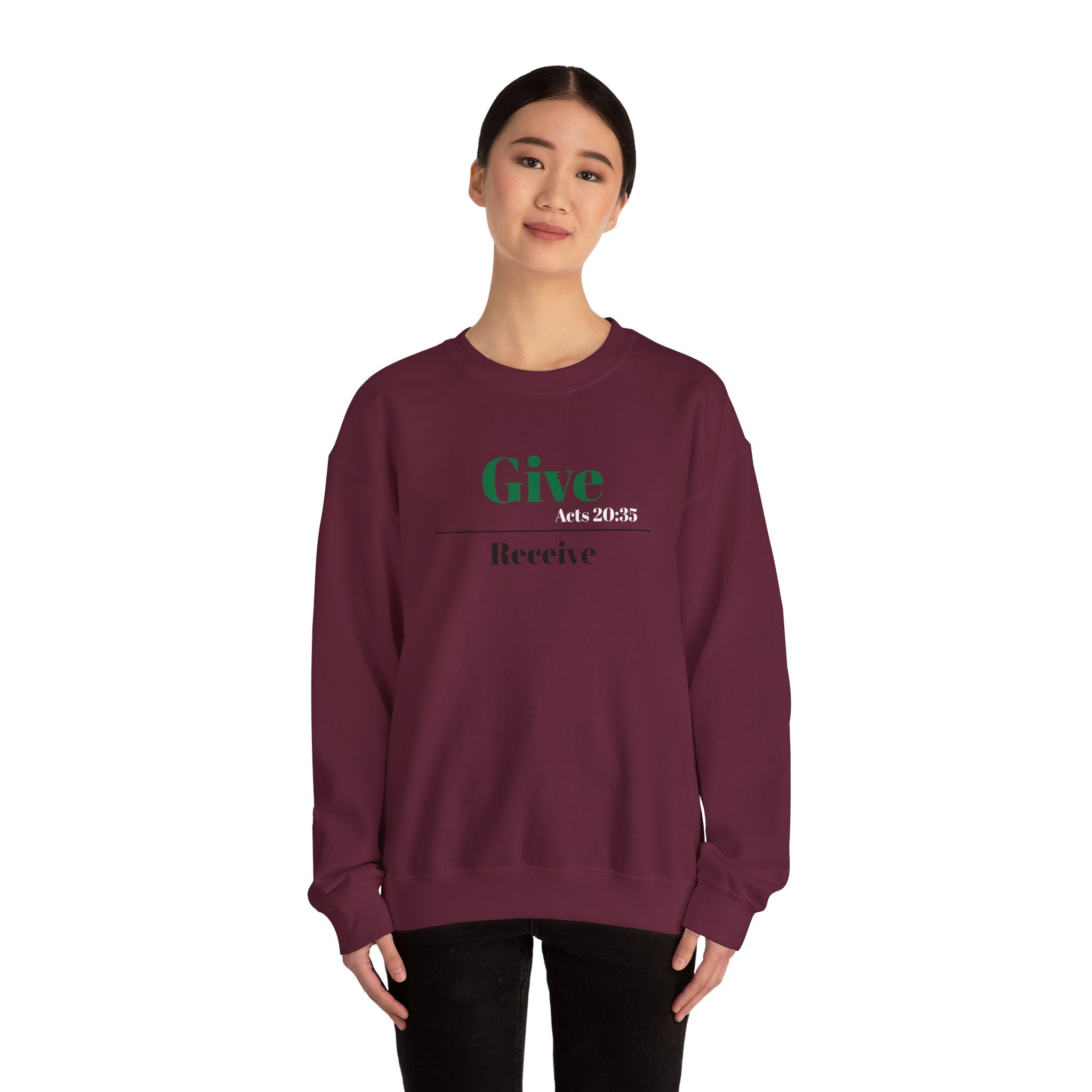 Better To Give Than Receive Unisex Sweatshirt