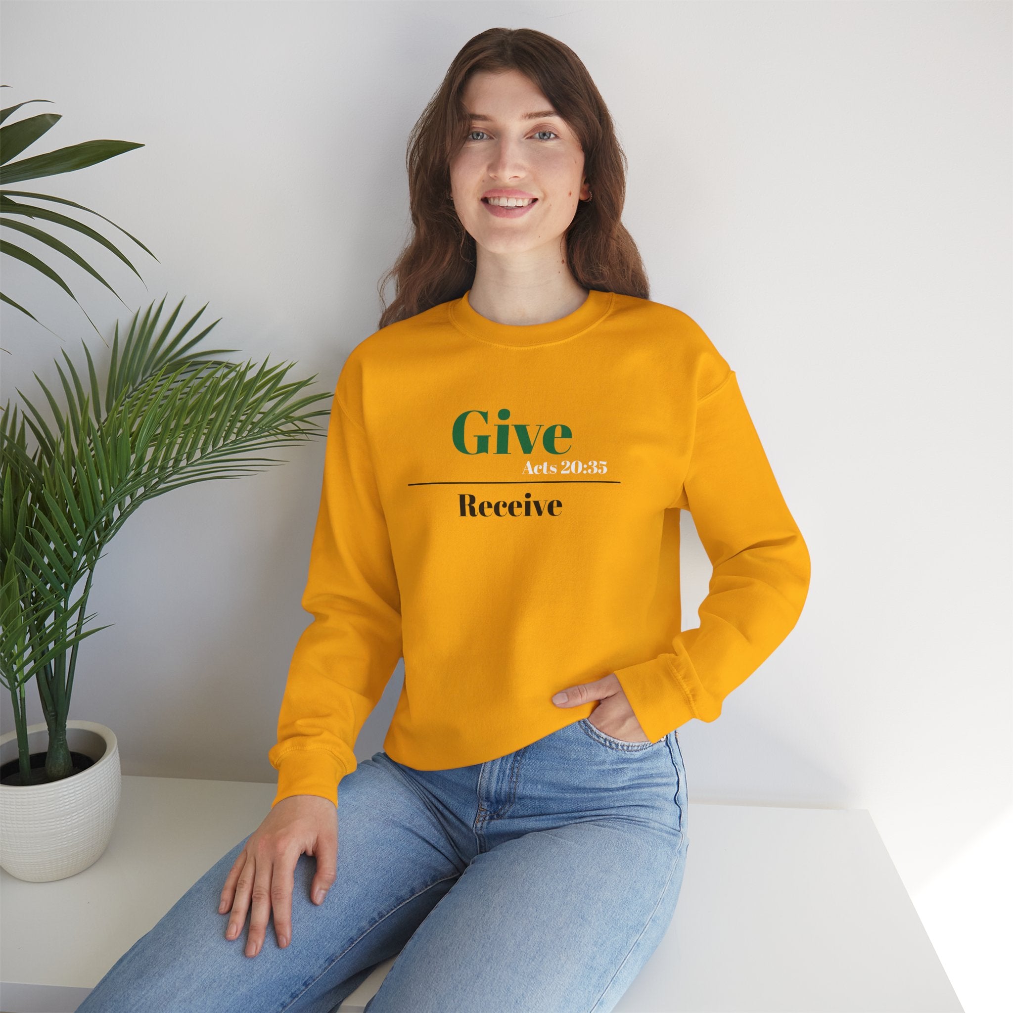 Better To Give Than Receive Unisex Sweatshirt