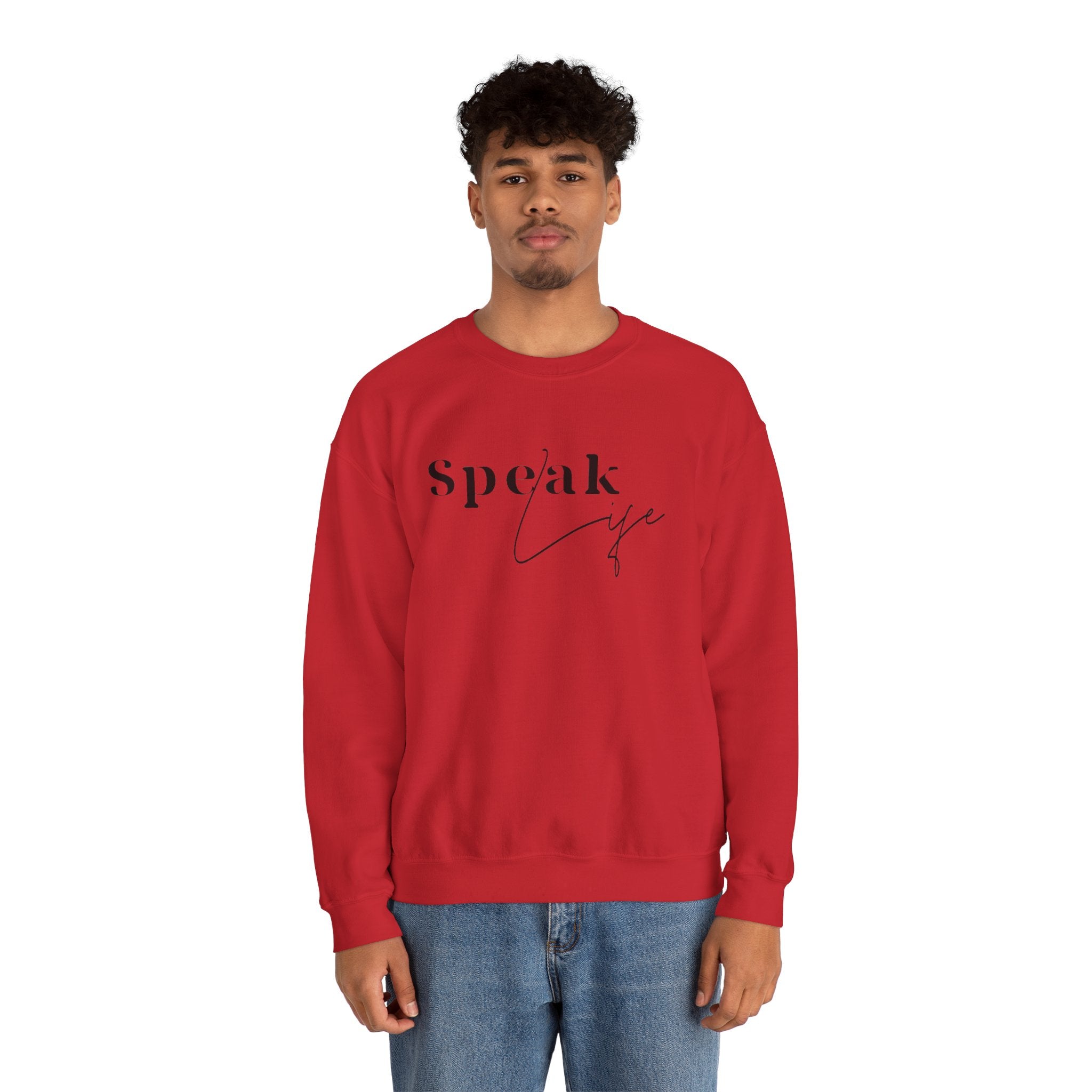 Speak Life Over Yourself Unisex Sweatshirt