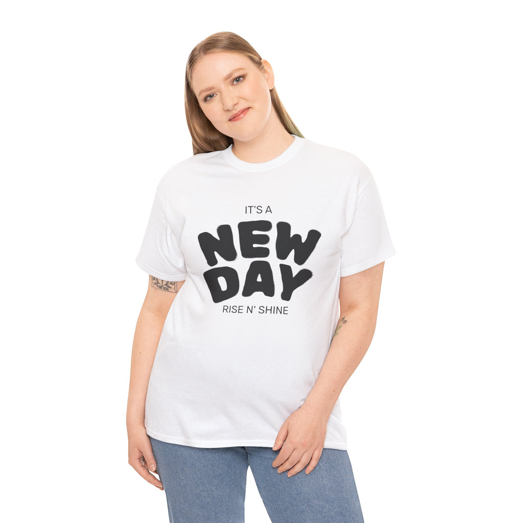 It's a New Day - Renewed And Restored Unisex Heavy Cotton Tee