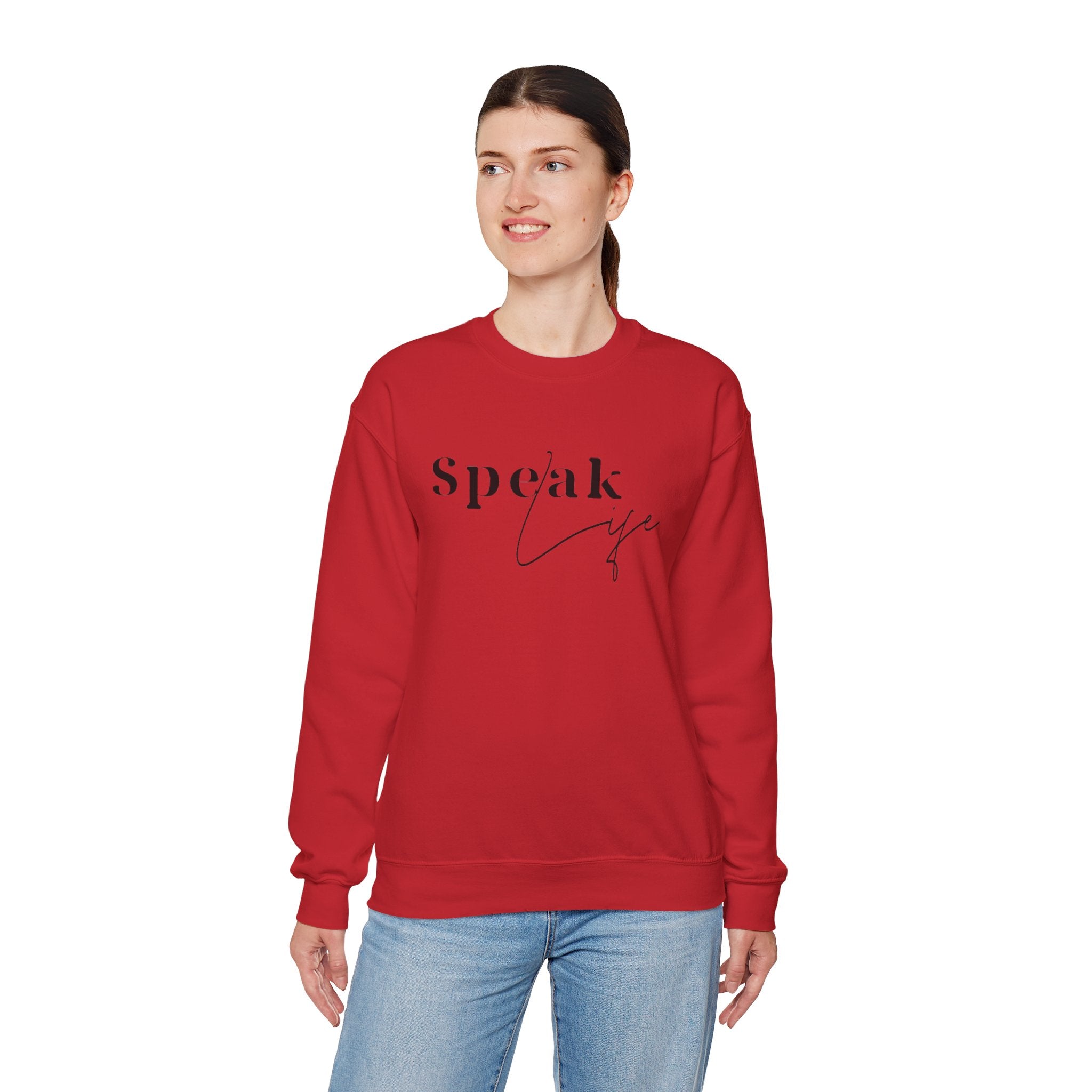 Speak Life Over Yourself Unisex Sweatshirt