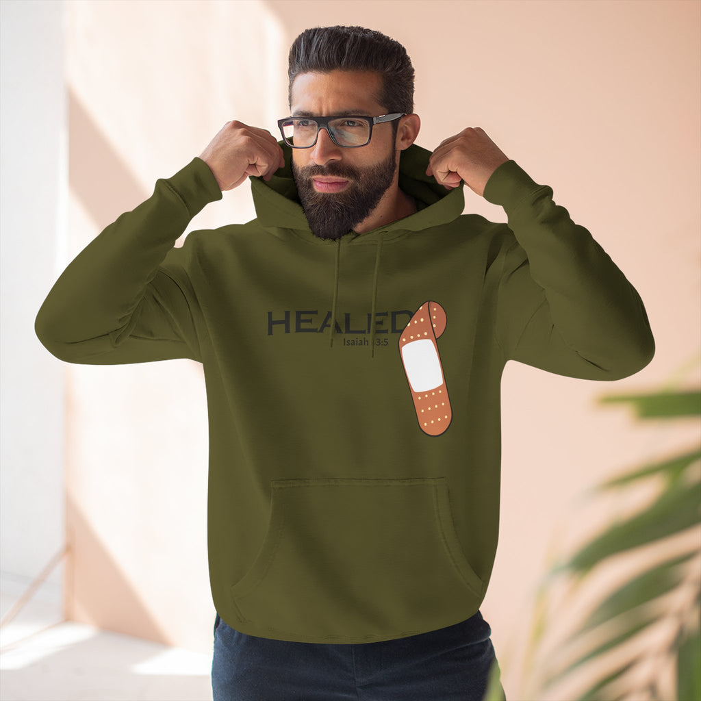 Healing Is Done - Isaiah 53:5 Unisex Fleece Hoodie