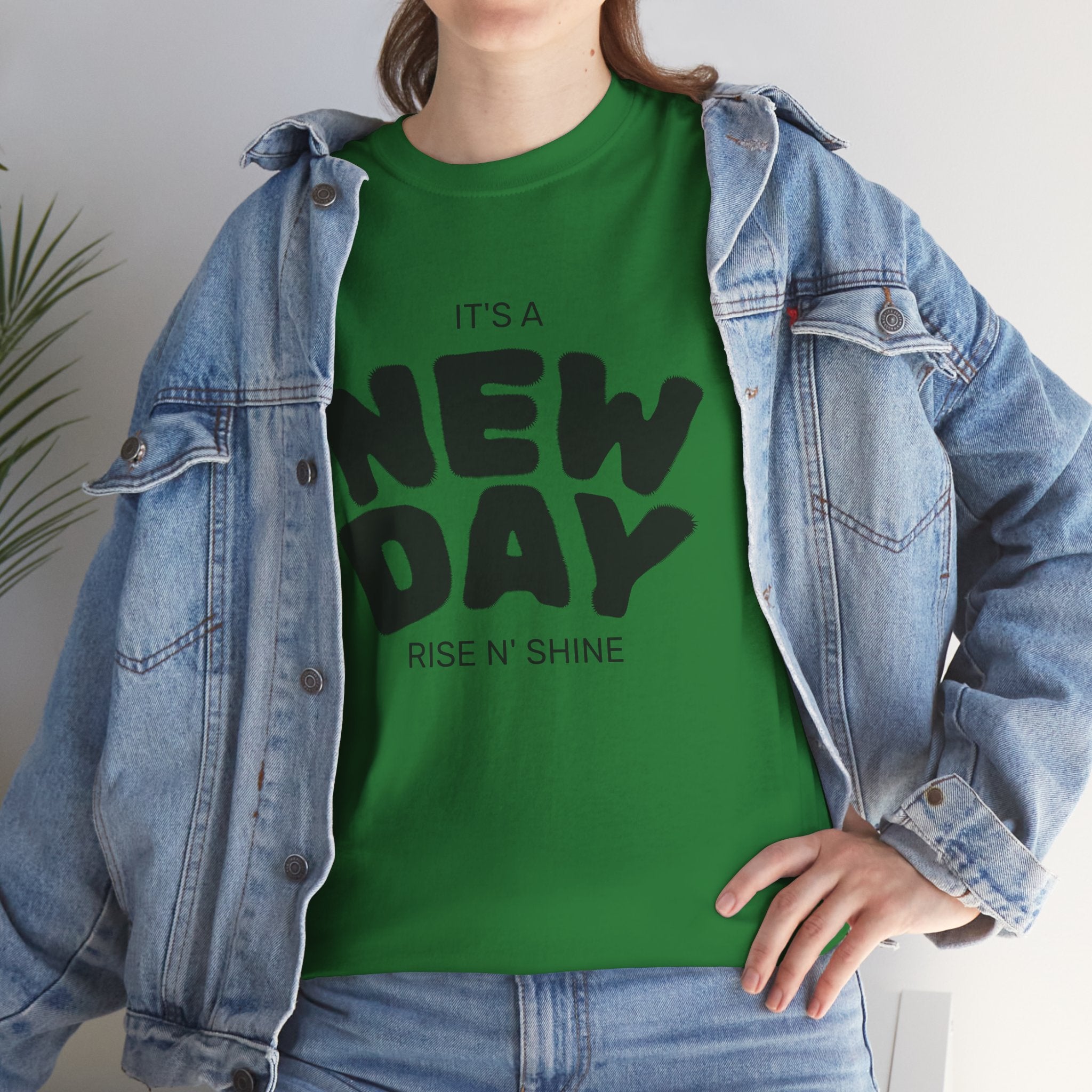 It's a New Day - Renewed And Restored Unisex Heavy Cotton Tee
