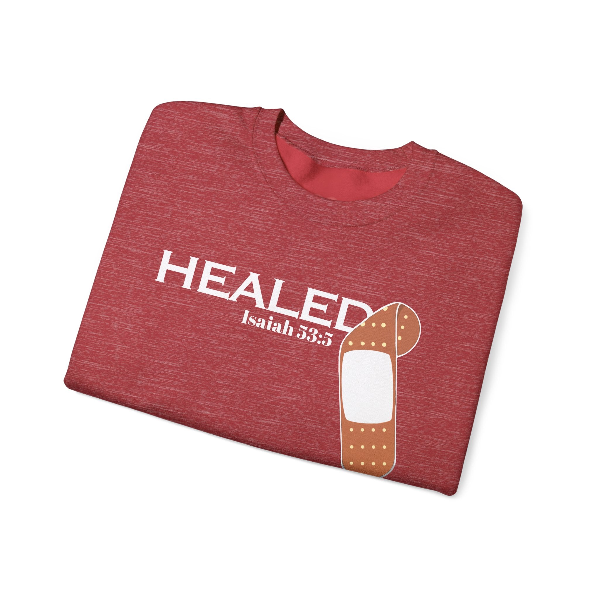 Healing Is Done- Isaiah 53:5 Unisex Sweatshirt