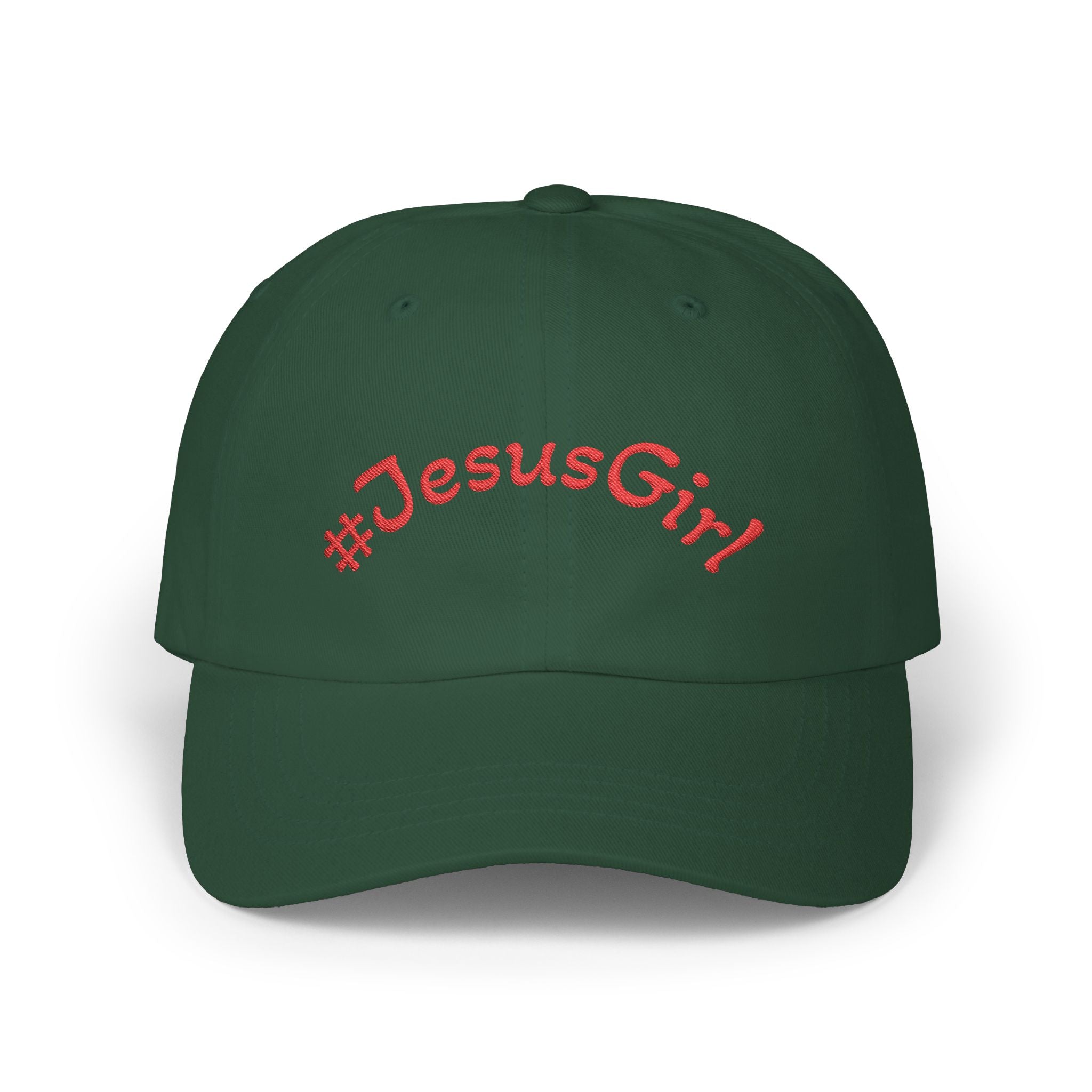 Jesus Girl Classic Dad Cap — Faith-Based Embroidered Baseball Hat