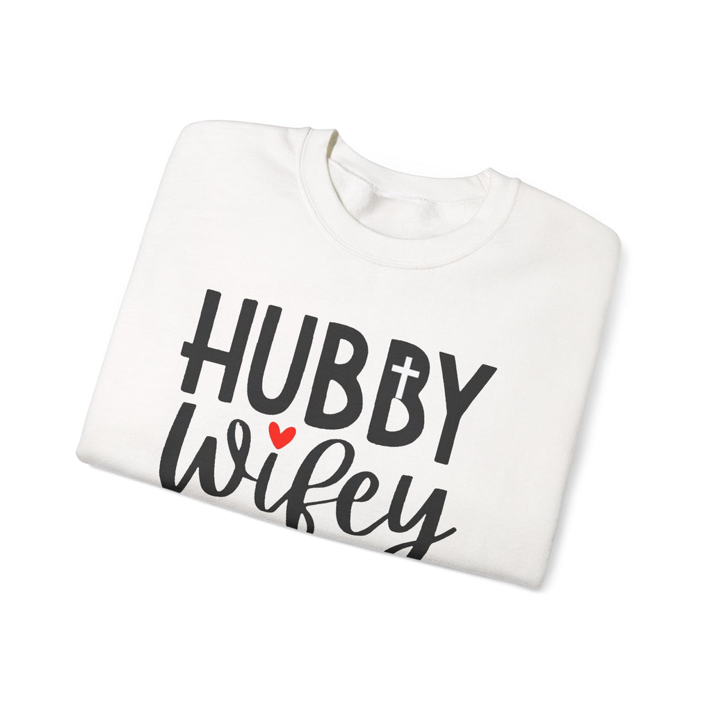 Hubby Wifey Faith Crewneck Couple’s Sweatshirt