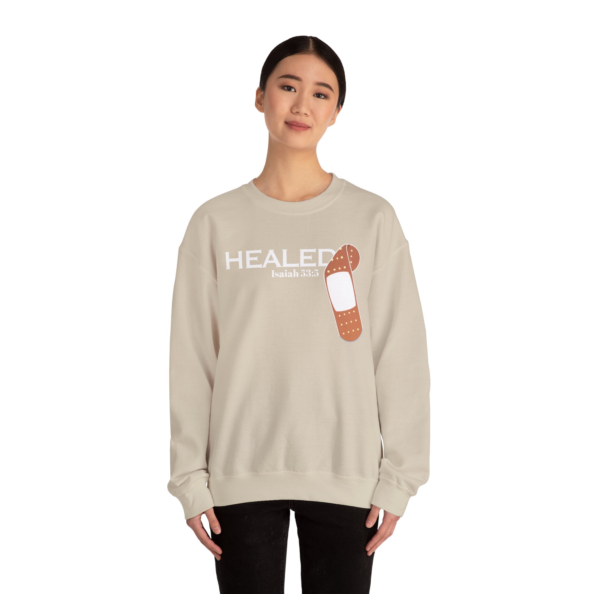 Healing Is Done- Isaiah 53:5 Unisex Sweatshirt