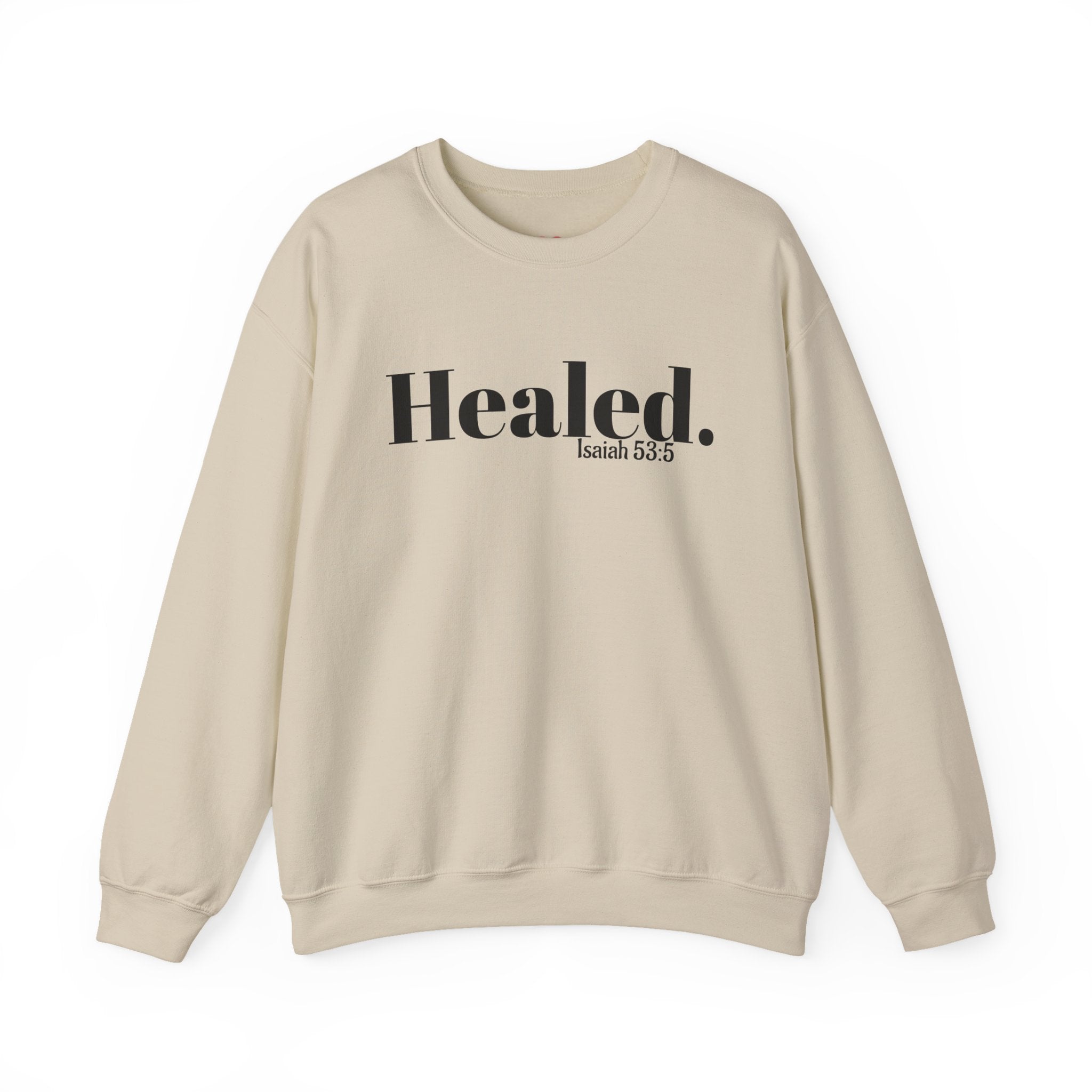 Healed. And Renewed Unisex Crewneck Sweatshirt