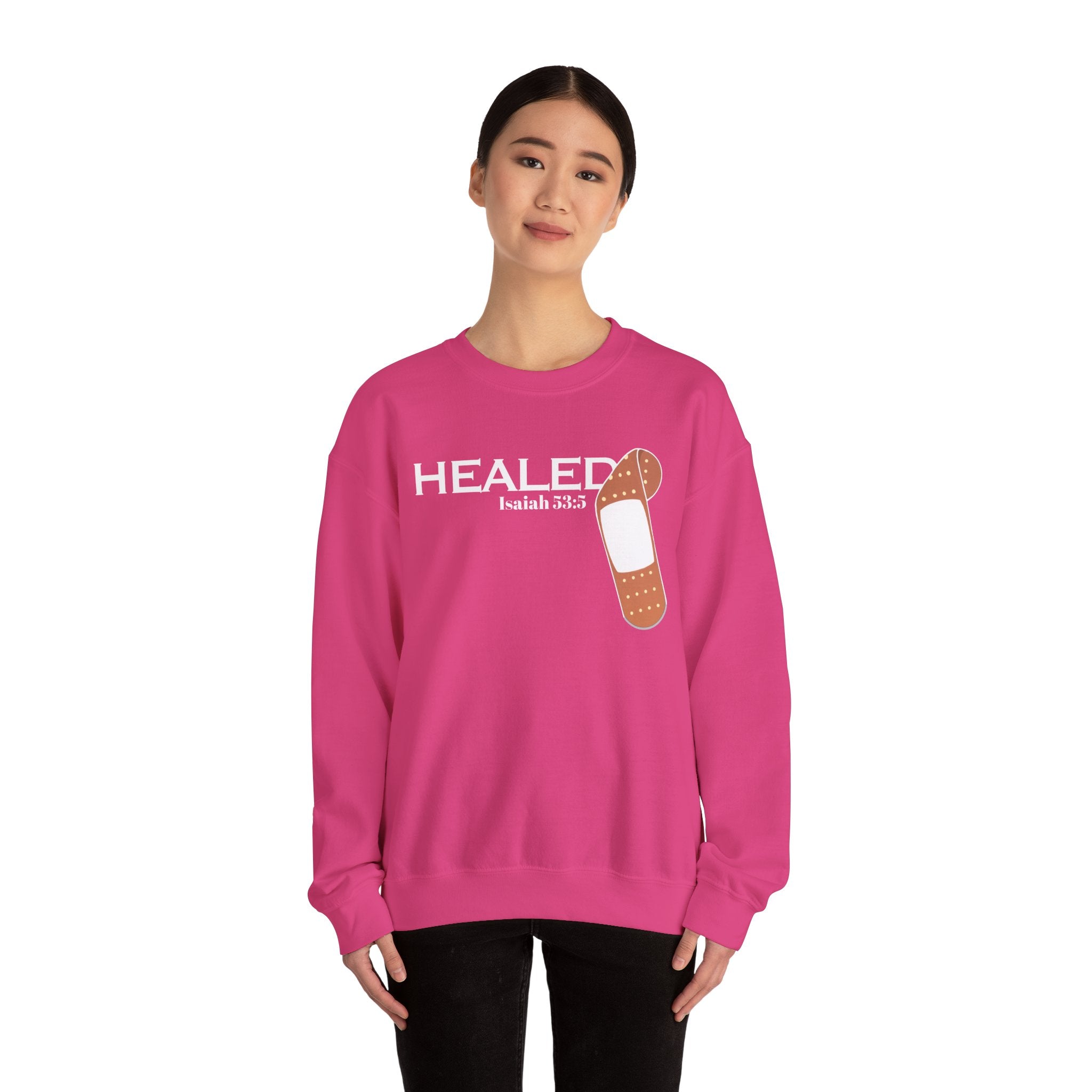 Healing Is Done- Isaiah 53:5 Unisex Sweatshirt