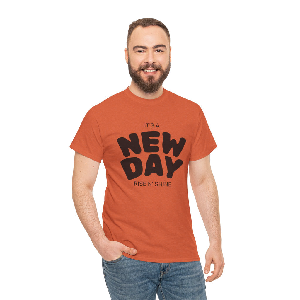 It's a New Day - Renewed And Restored Unisex Heavy Cotton Tee