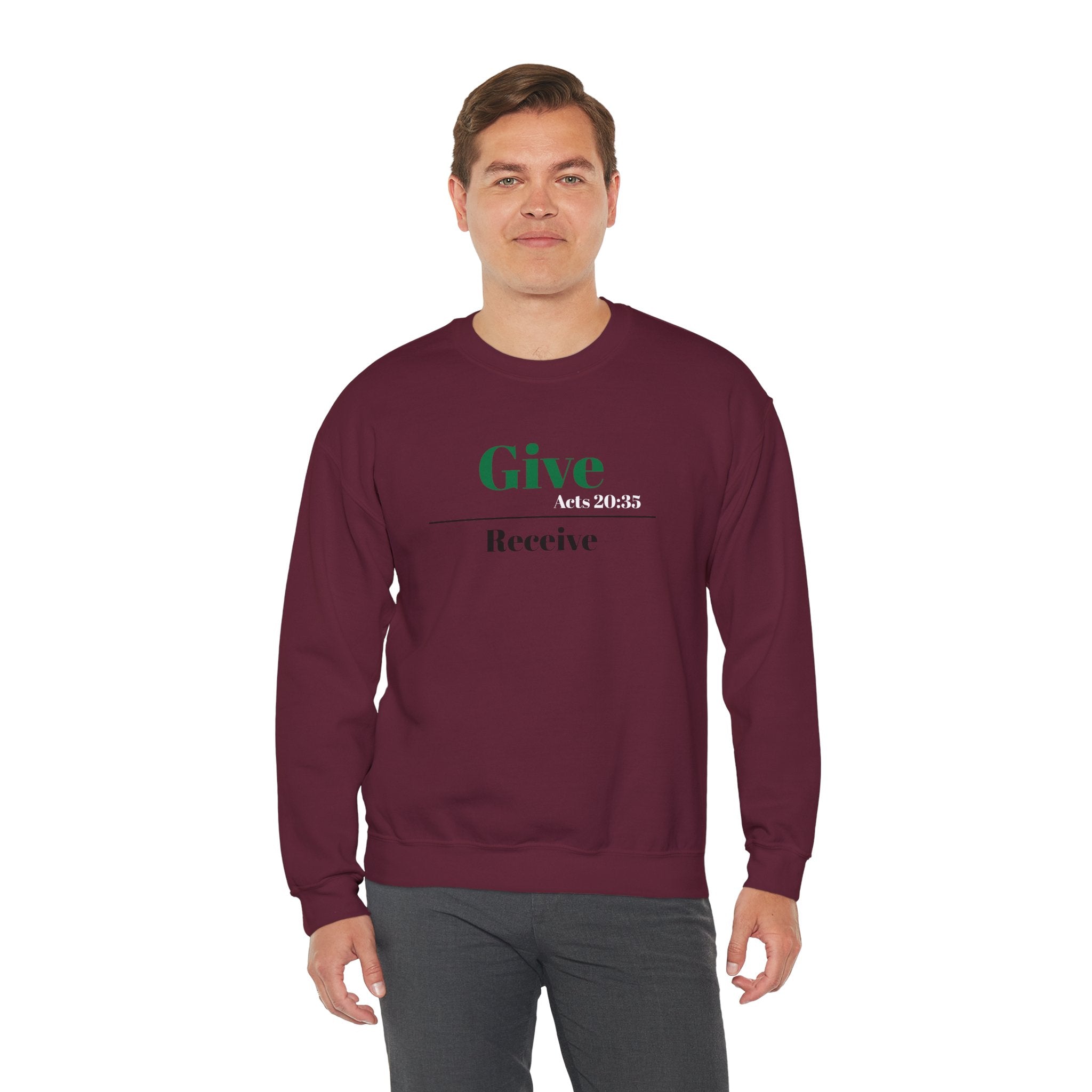 Better To Give Than Receive Unisex Sweatshirt