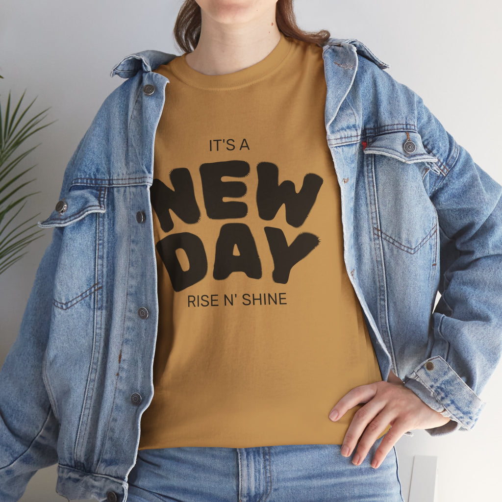 It's a New Day - Renewed And Restored Unisex Heavy Cotton Tee