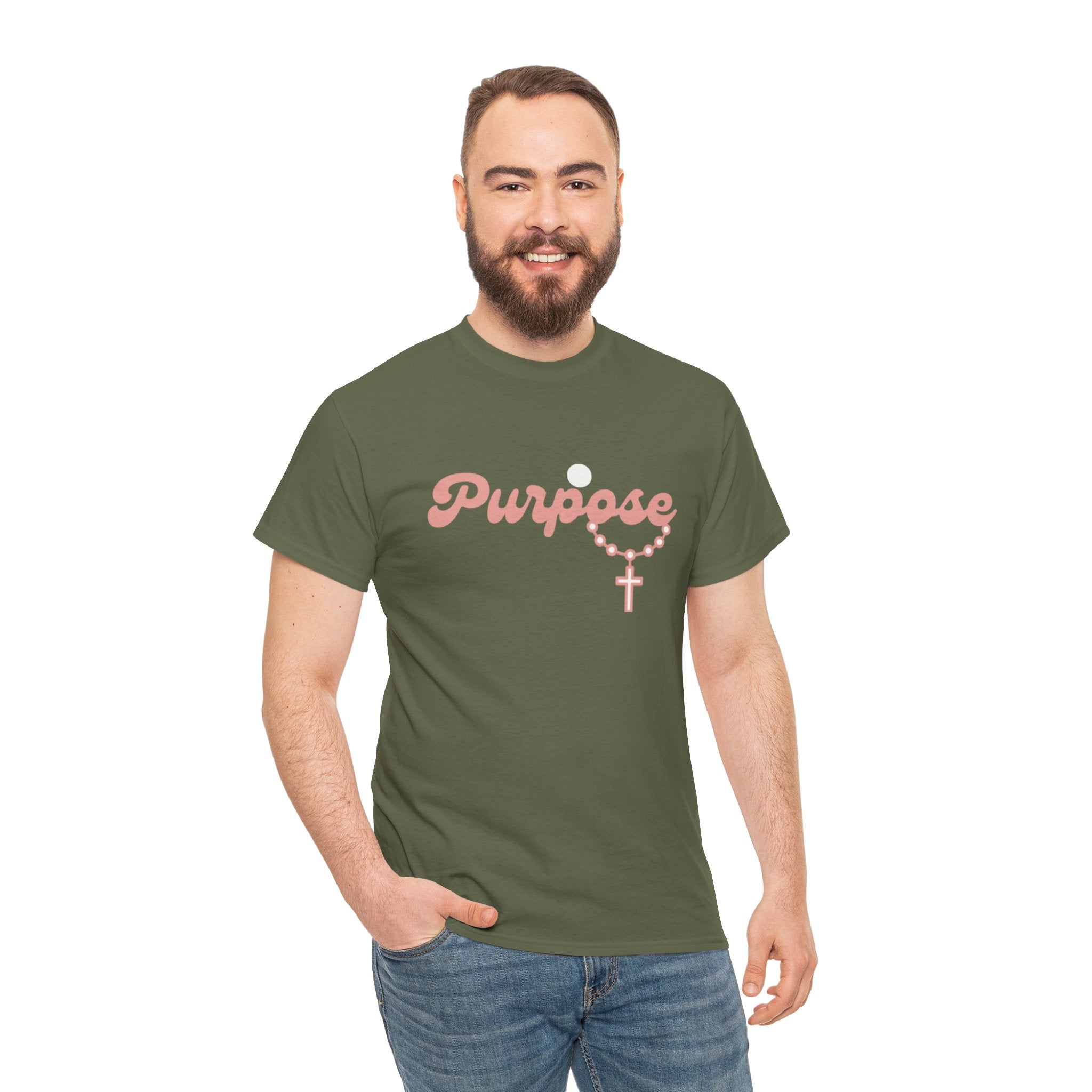 Walk In Purpose Unisex Heavy Cotton Tee