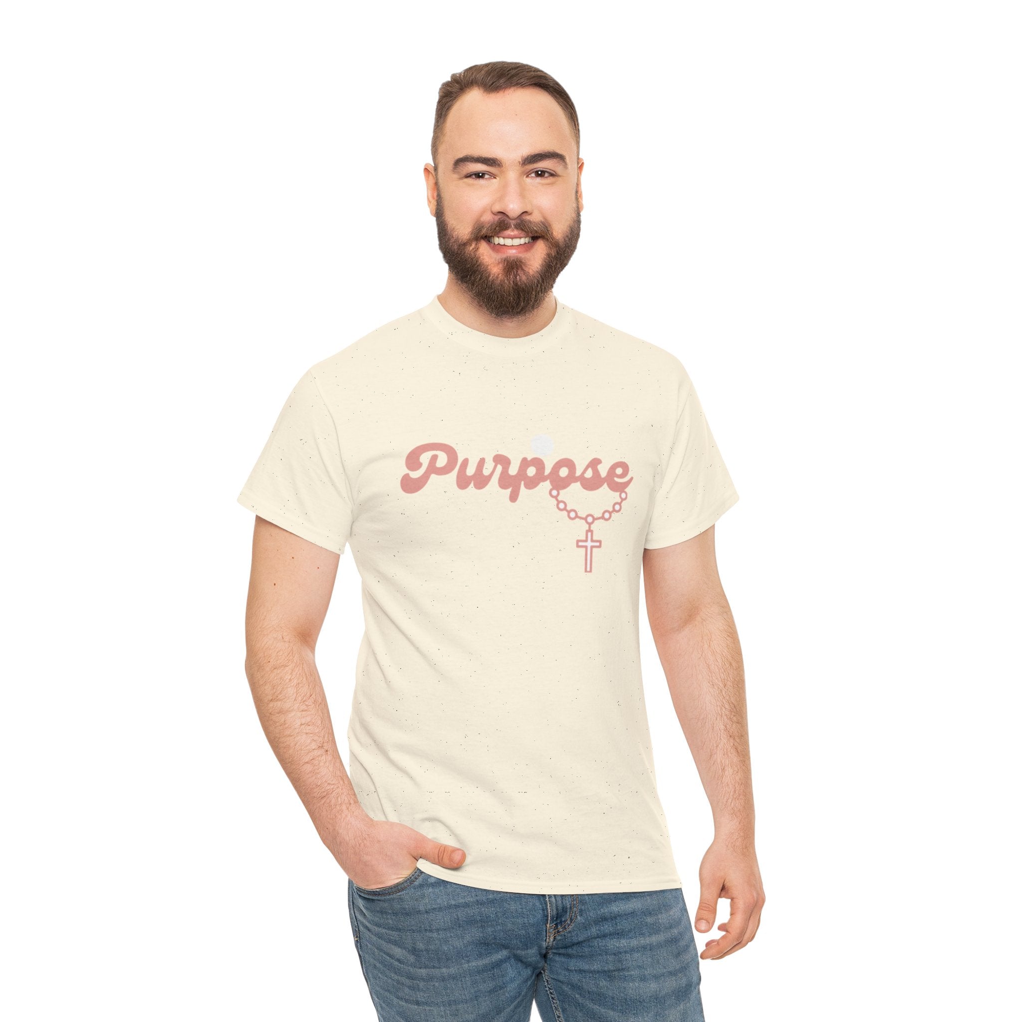 Walk In Purpose Unisex Heavy Cotton Tee
