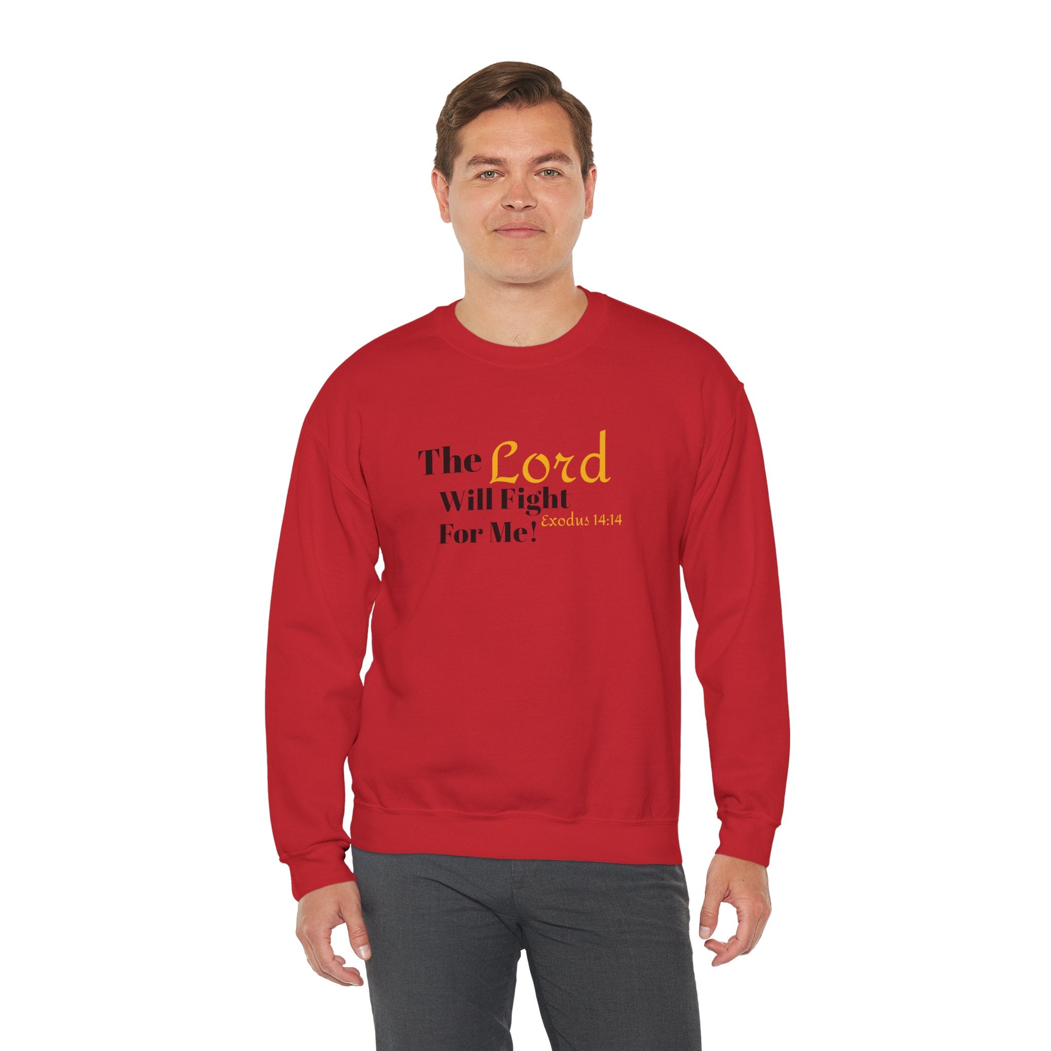 The Lord Will Fight For You Crewneck Sweatshirt