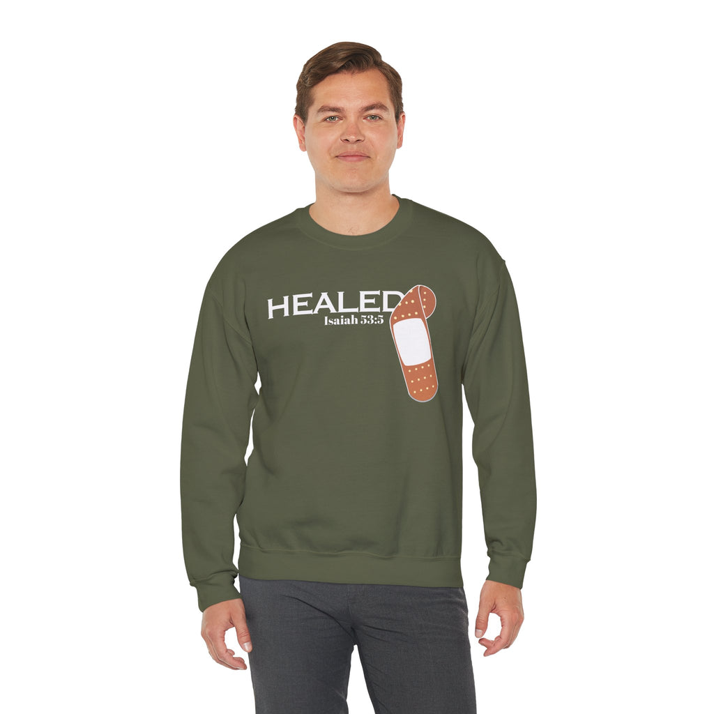 Healing Is Done- Isaiah 53:5 Unisex Sweatshirt
