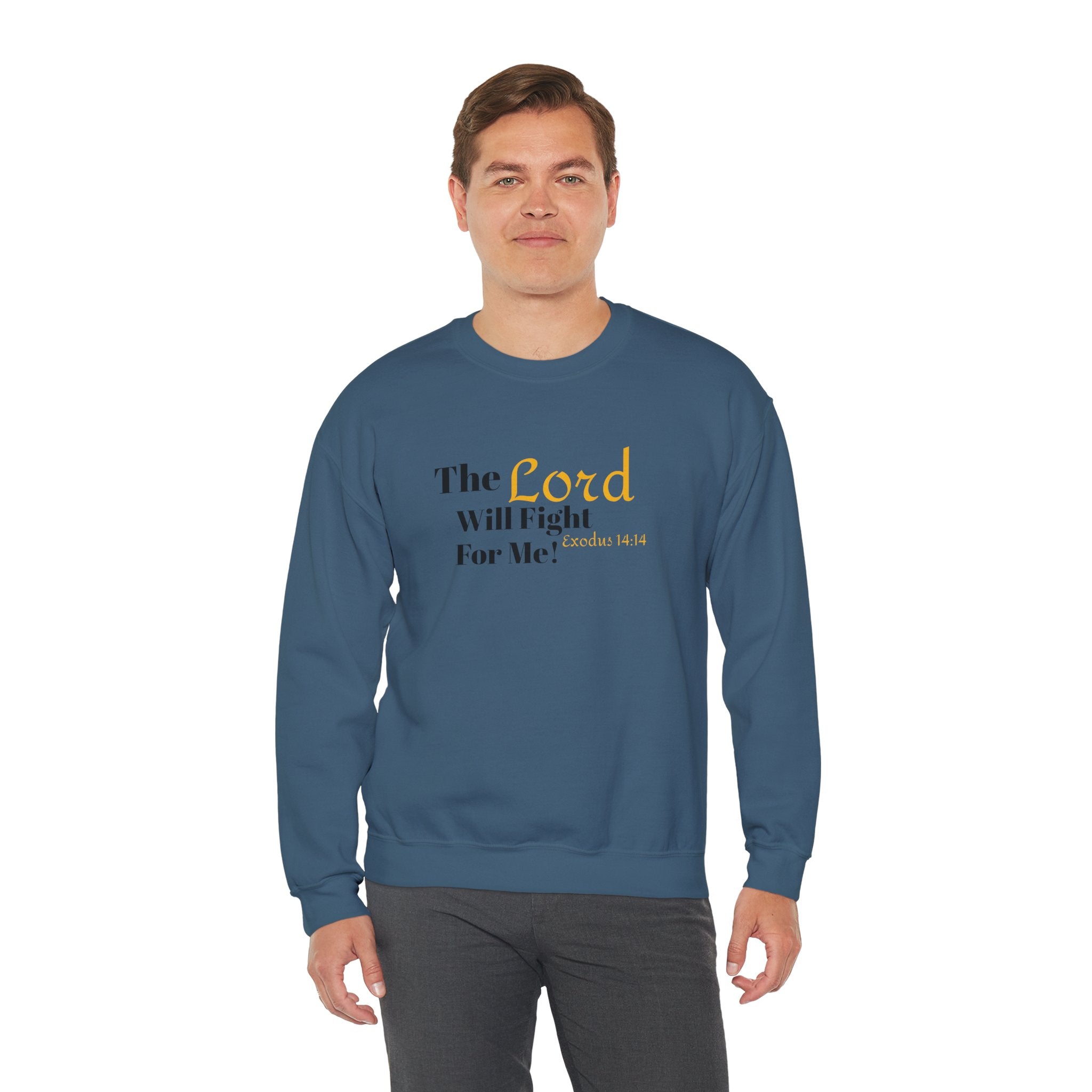 The Lord Will Fight For You Crewneck Sweatshirt