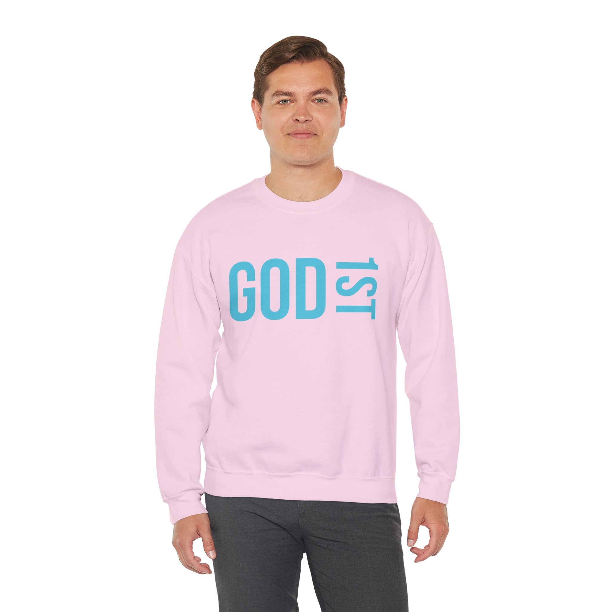 God 1st -Then Me Unisex Crewneck Sweatshirt