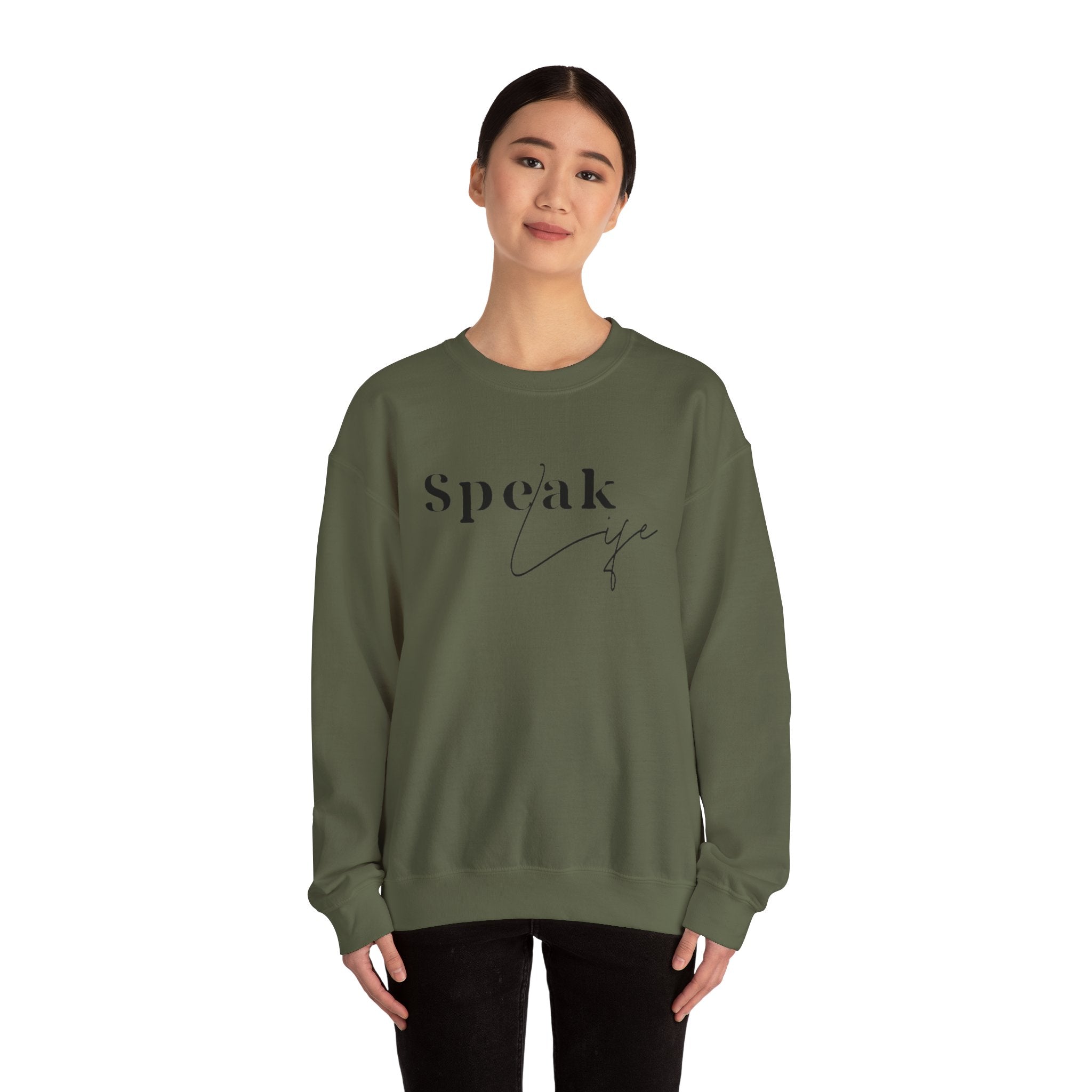 Speak Life Over Yourself Unisex Sweatshirt