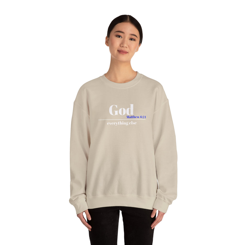 God Then Everything Else Crewneck Sweatshirt
