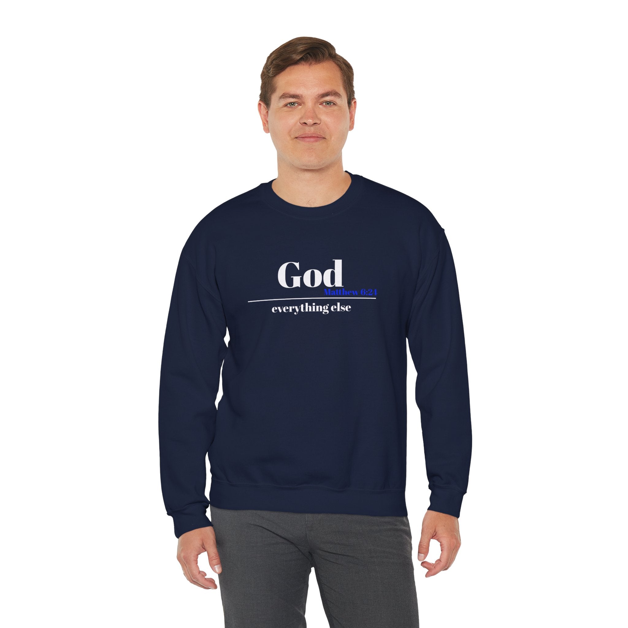 God Then Everything Else Crewneck Sweatshirt