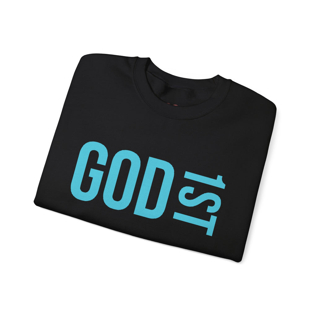 God 1st -Then Me Unisex Crewneck Sweatshirt