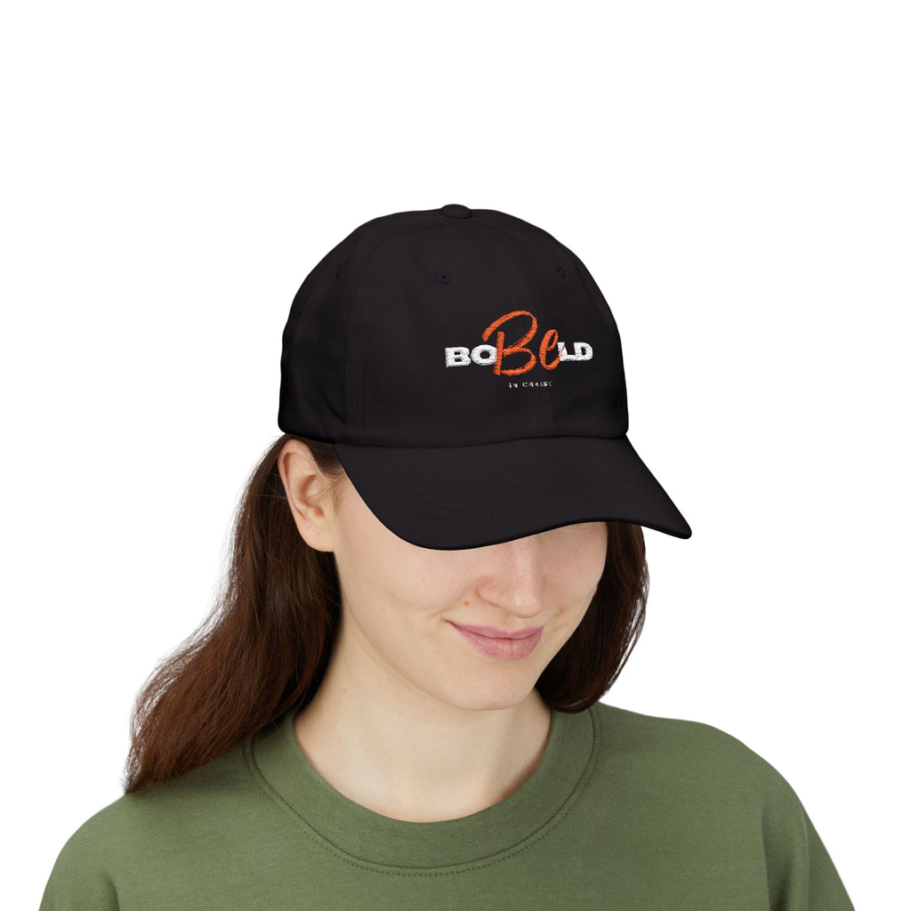 Be Bold In Christ Distressed Embroidered Hat
