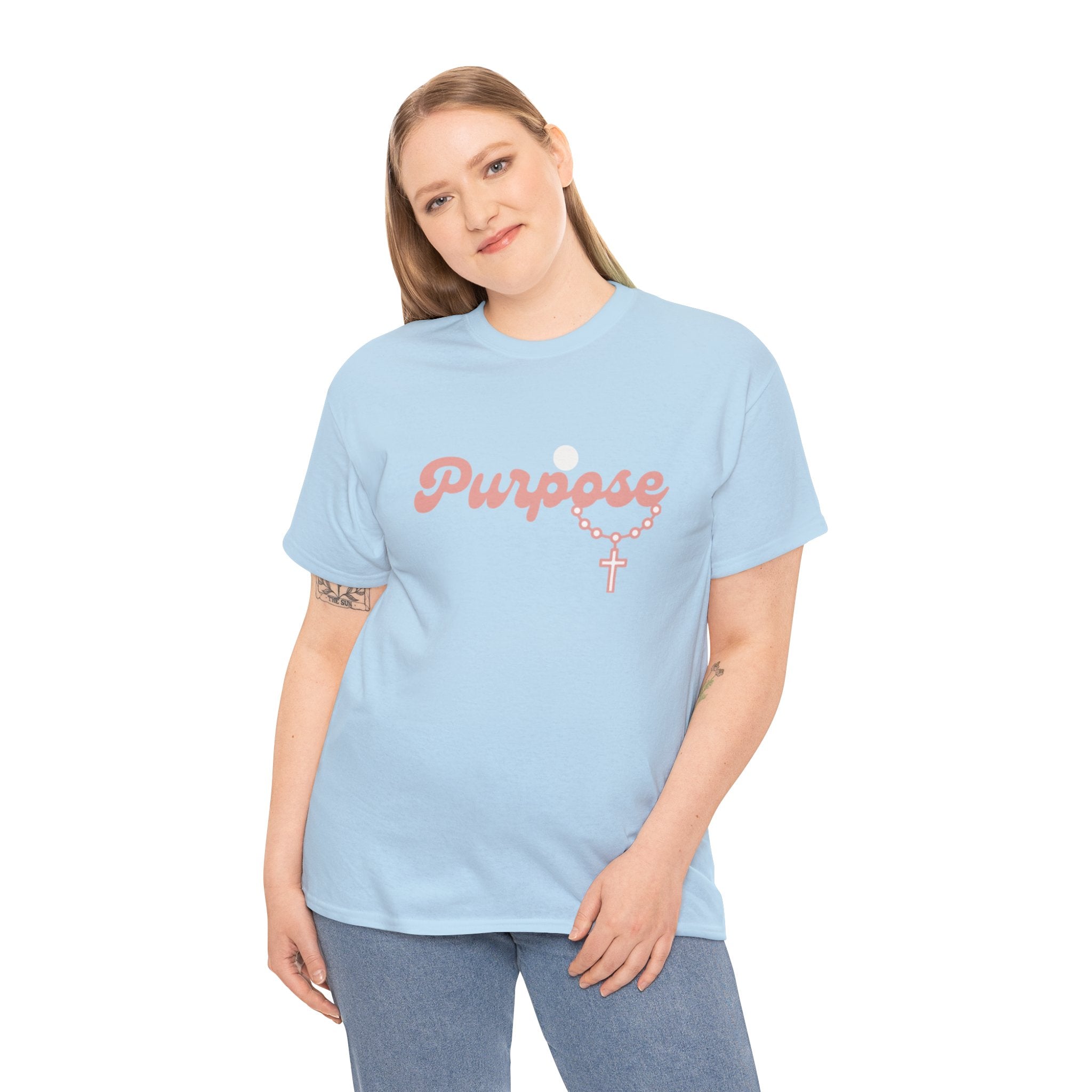 Walk In Purpose Unisex Heavy Cotton Tee