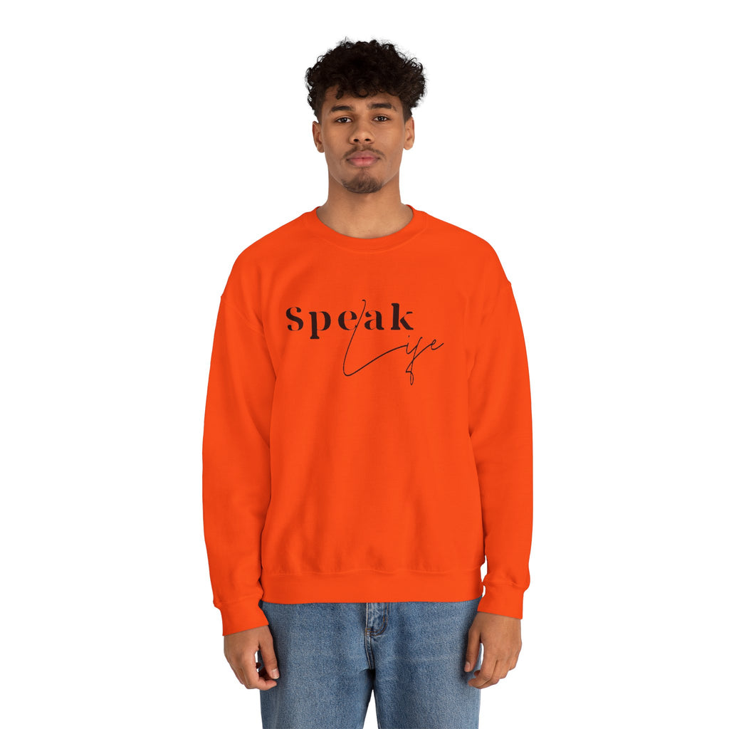Speak Life Over Yourself Unisex Sweatshirt