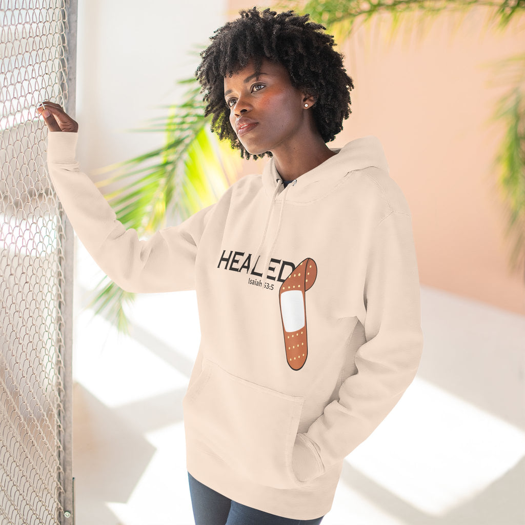 Healing Is Done - Isaiah 53:5 Unisex Fleece Hoodie