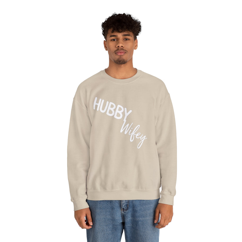 Hubby Wifey Crewneck Couple’s Sweatshirt