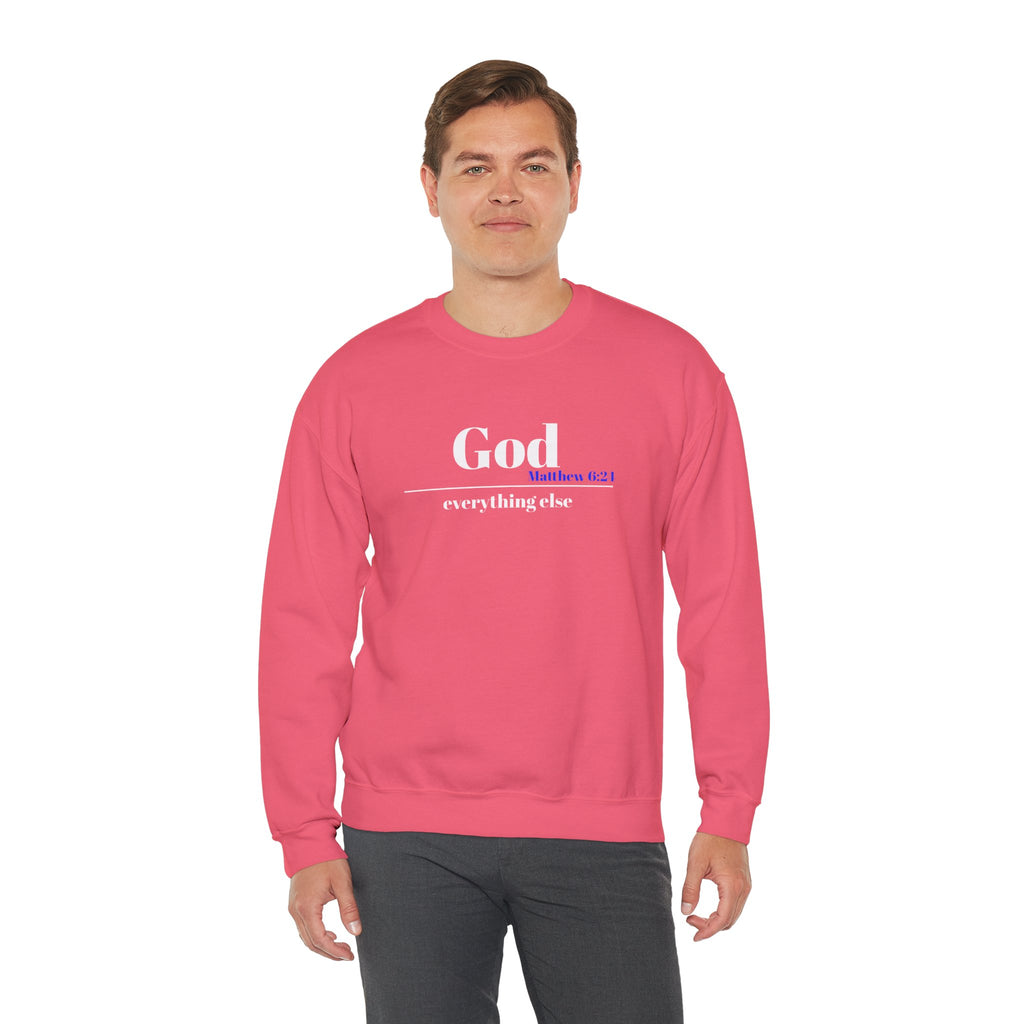 God Then Everything Else Crewneck Sweatshirt