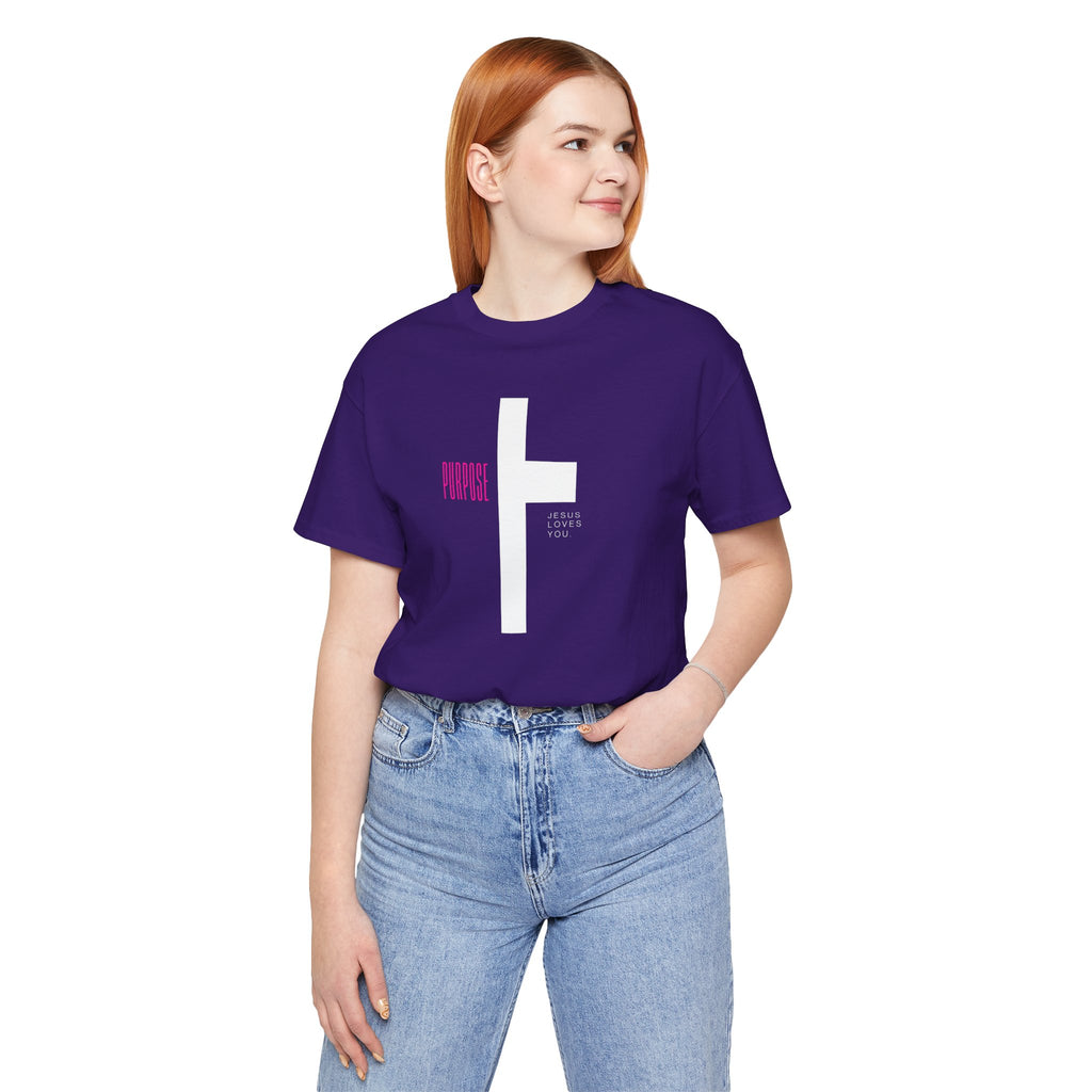 Walk With A Purpose Cross Graphic T-Shirt