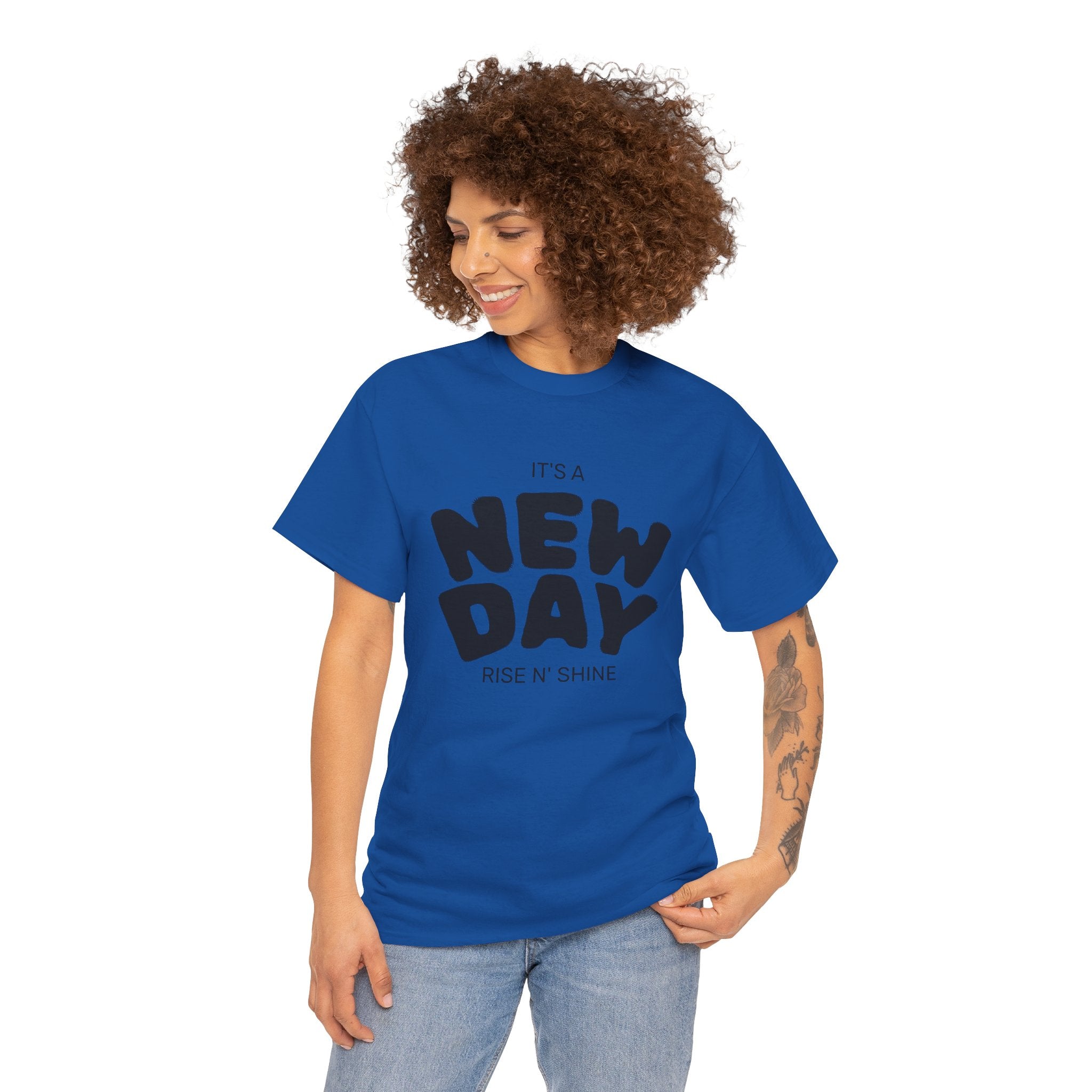 It's a New Day - Renewed And Restored Unisex Heavy Cotton Tee