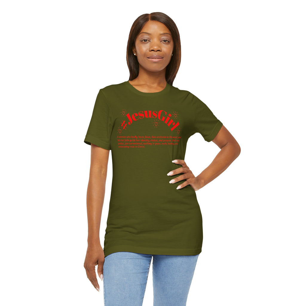 Jesus Girl Definition T-Shirt — #JesusGirl Faith Tee