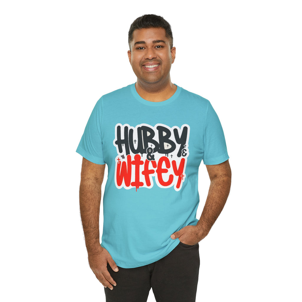 Hubby & Wifey Cute Couple’s Tee