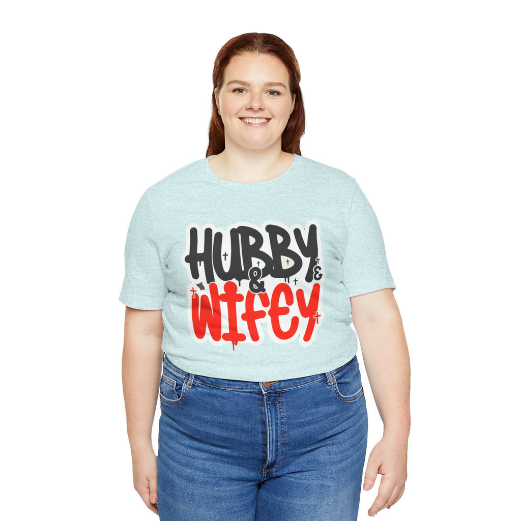 Hubby & Wifey Cute Couple’s Tee