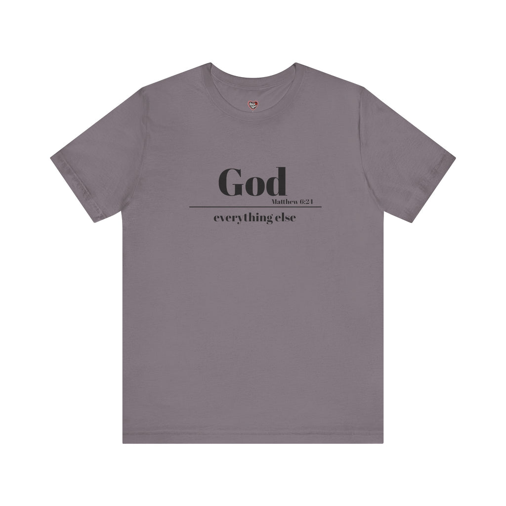God Then Everything Else Jersey Unisex Tee