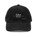 It’s Better To Give Than Receive Embroidery Vintage Cap